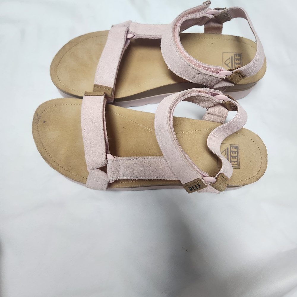 Reef Women's Light Pink and Tan Sandals